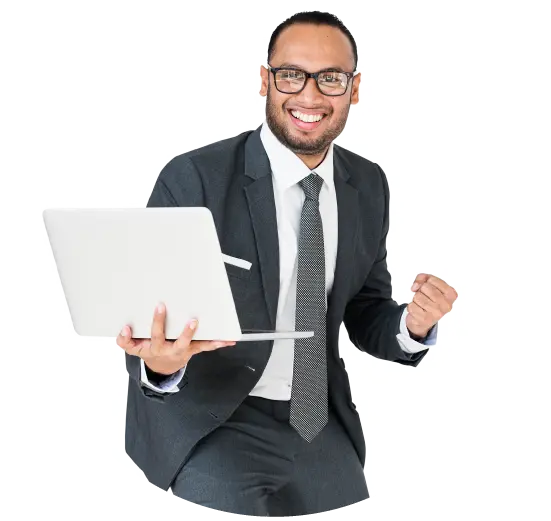 A corporate manager happily conducting MCQ's, to multi-exercise assessment allowing you to manage your assessments seamlessly