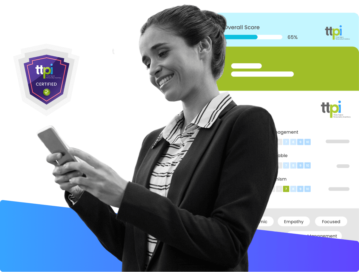 TTPI certified practitioner using the assessment platform