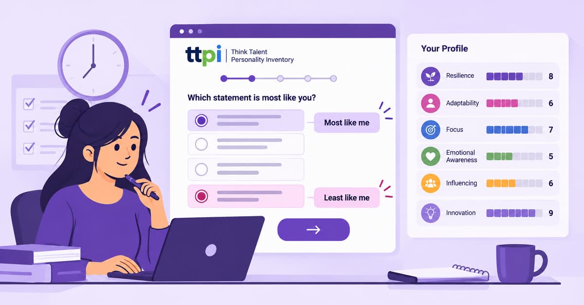 TTPI forced-choice personality assessment